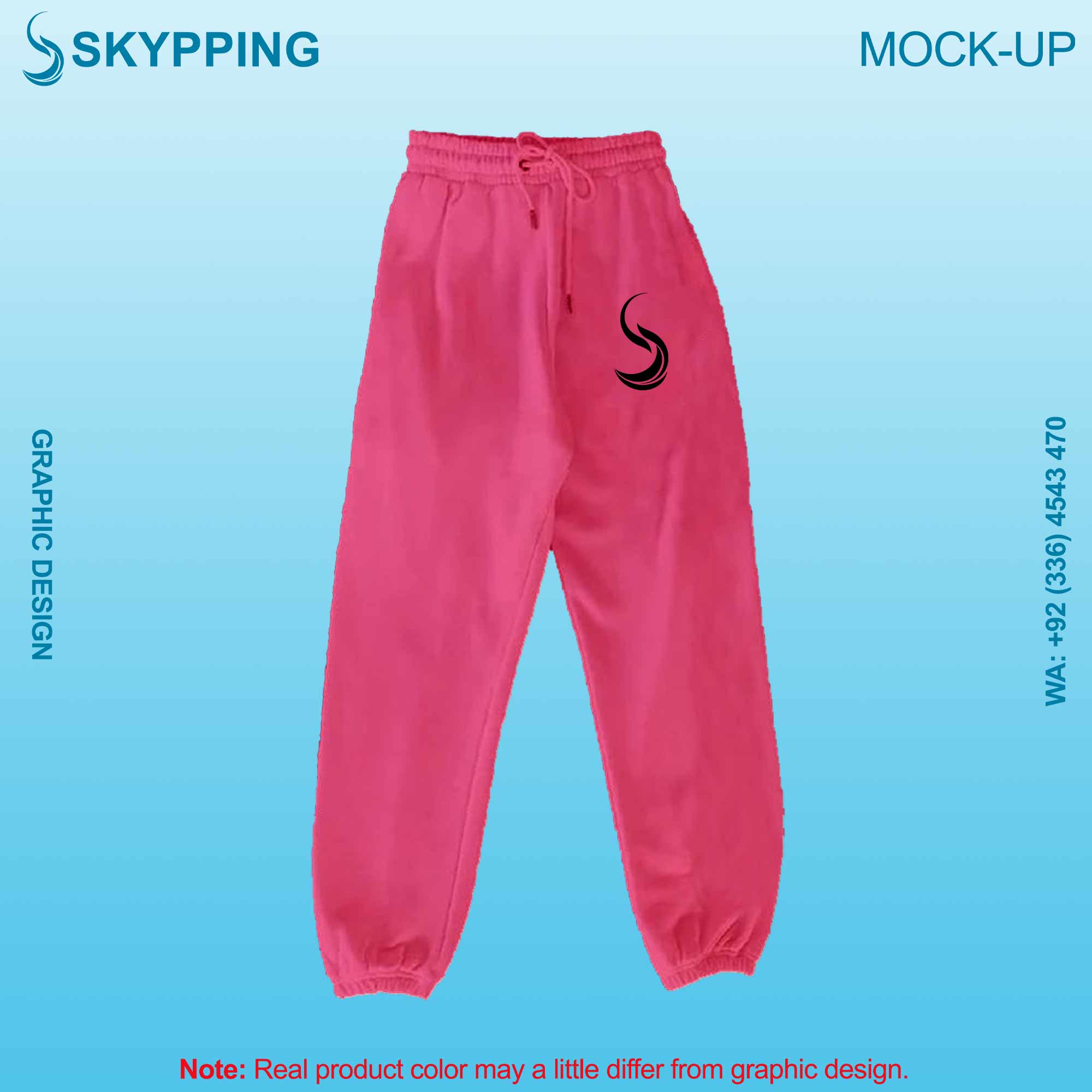 Sweatpant with Side Pocket and Closed Bottom